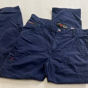 Ariat FR M5 Straight Leg Cargo Pants Mens 36x30 Flame Resistant CAT2 Blue